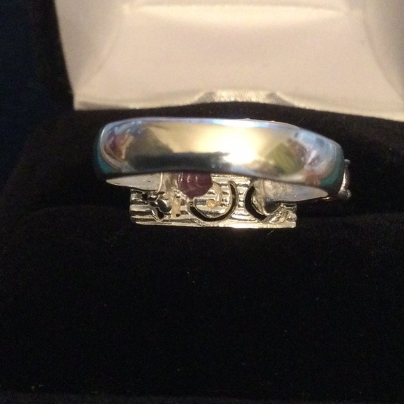Rare Genuine Star Ruby & Rhodolite Ring, One of a Kind - Picture 15 of 16